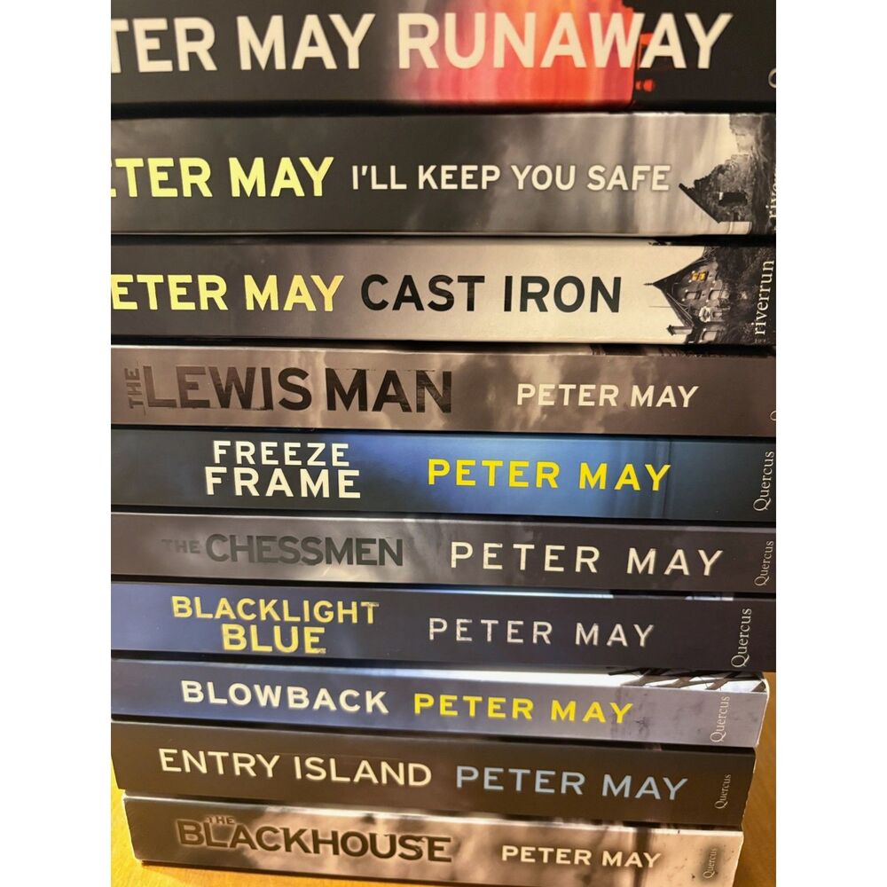 Peter May 10 Book Mystery Thriller Lot Lewis Trilogy Enzo Files Quercus